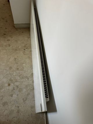 Radiador plano blanco