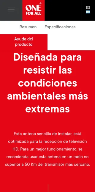 Antena TV Digital One For All SV9351