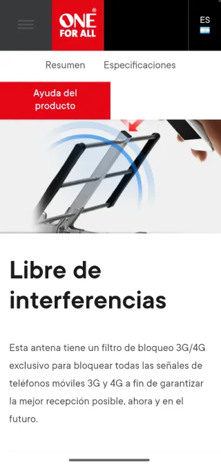 Antena TV Digital One For All SV9351