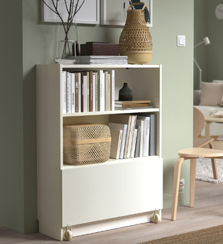 Cajón BILLY IKEA blanco con ruedas 80 × 28 × 43 cm