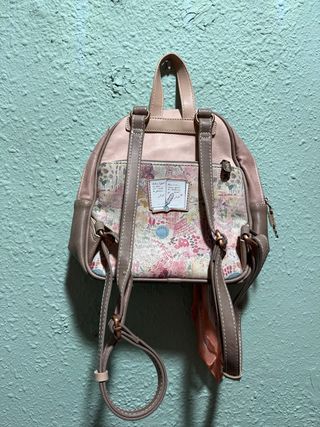 Mochila Anekke Beige y Rosa
