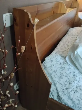 cama rustica Ikea Leksvik con almacenajeURGE VENTA