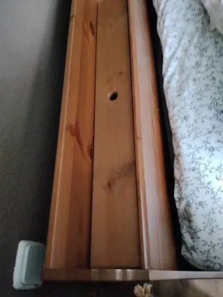 cama rustica Ikea Leksvik con almacenajeURGE VENTA