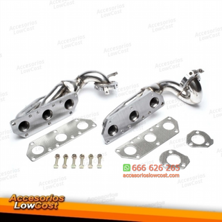 Kit colector turbo TA Technix de acero inoxidable