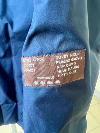 Moncler Piumino Smanicato Blu