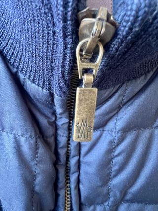 Moncler Piumino Smanicato Blu
