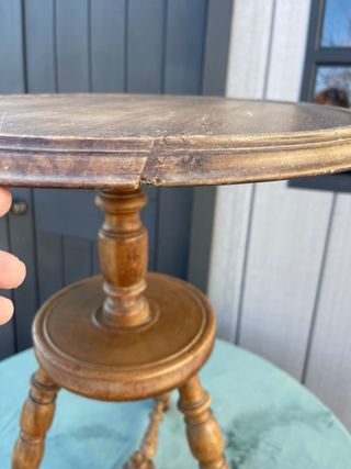 Mesa Guéridon Candlestick Madera