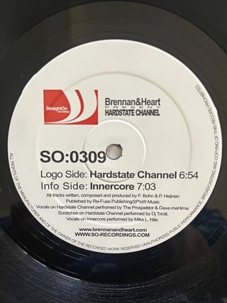 Brennan & Heart "Hardstate Channel" vinile techno