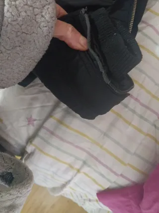 Chaqueta acolchada negra