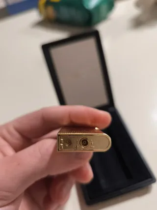 Mechero Cardiel 180 Gas Dorado