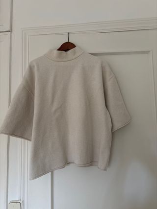 Jersey Zara Manga Francesa Talla L