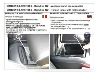 Bracciolo per Citroen C3 Aircross