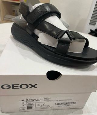 Sandalias Geox Mujer Negras. Usadas solo una vez.