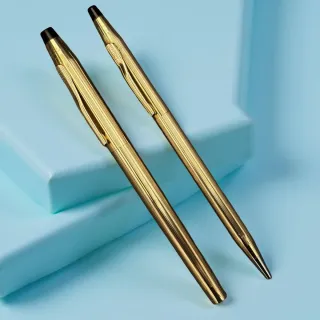 Dúo Bolígrafos Cross Dorados