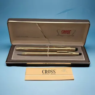 Dúo Bolígrafos Cross Dorados