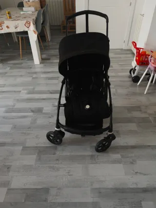 Carro negro bugaboo beed 6 + capazo de bebe