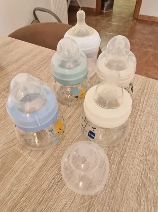 Lote Biberones Cristal MAM