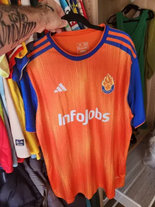 Camiseta Saiyans FC Futbol Naranja/Azul Talla XXL