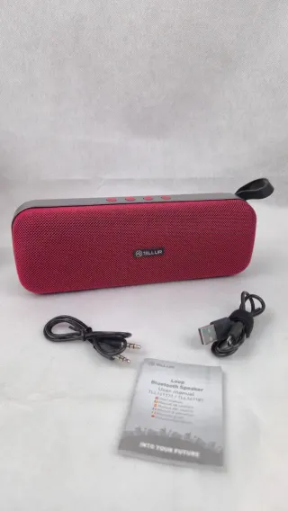 Altavoz Bluetooth Tellur Loop 10W Rojo