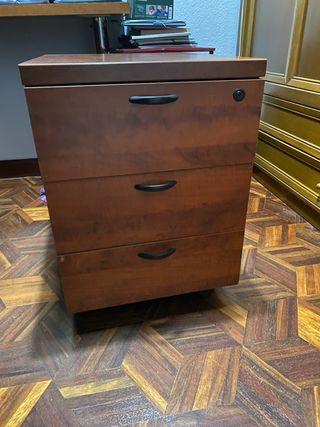 Cajonera auxiliar madera para despacho