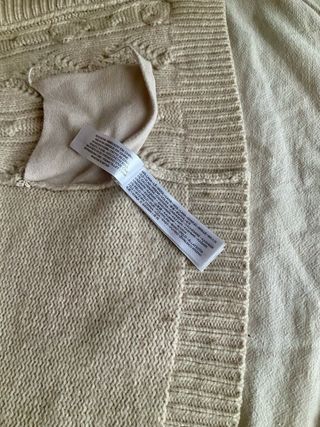 Chaleco Massimo Dutti Lana y Cashmere Beige