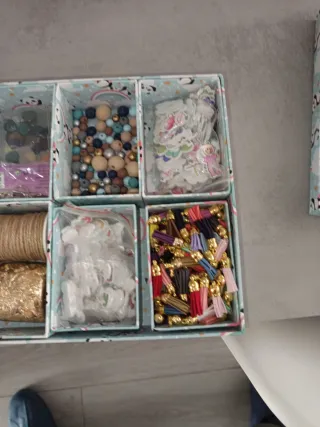 Caja organizadora manualidades collares
