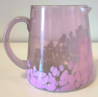 Caraffa vetro lilla Hoff Interieur NUOVA