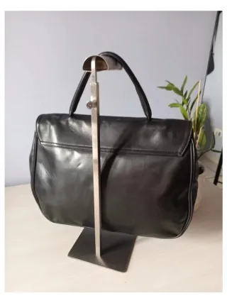 Borsetta Madras Vera Pelle Nera