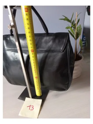 Borsetta Madras Vera Pelle Nera