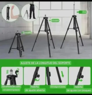 Nivel Láser 4D 16 Líneas Trípode Maletín