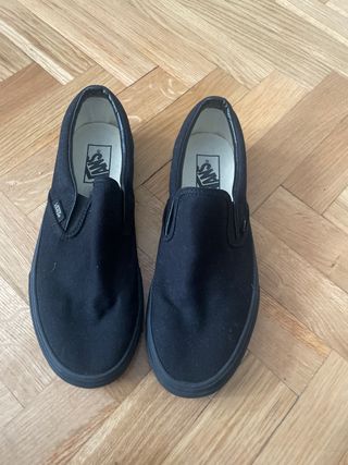 Vans Zapatillas Slip-On Negras Talla 40.5
