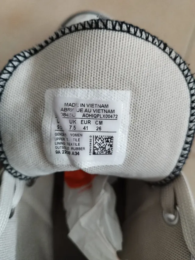 Zapatillas Converse Altas Negras y Blancas