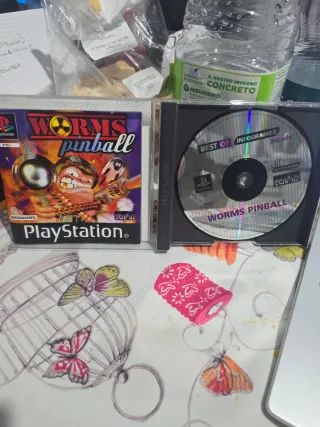 Worms Pinball PS1 - Best of Infogrames