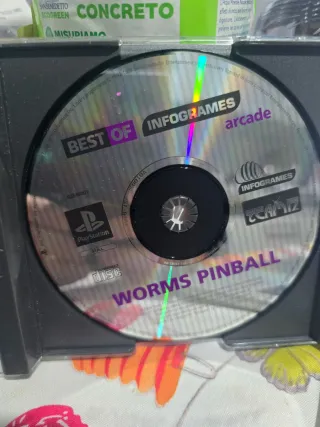 Worms Pinball PS1 - Best of Infogrames