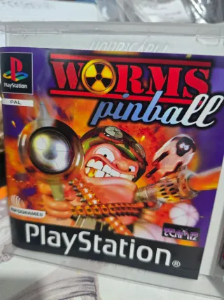 Worms Pinball PS1 - Best of Infogrames