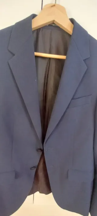 Americana vestir hombre azul T.44