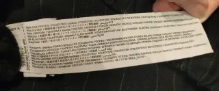 Pantalones Mango rayas grises