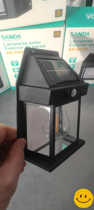 4 LAMPADE SOLARI CON SENSORE DI MOVIMENTO NUOVE