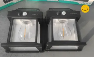 4 LAMPADE SOLARI CON SENSORE DI MOVIMENTO NUOVE