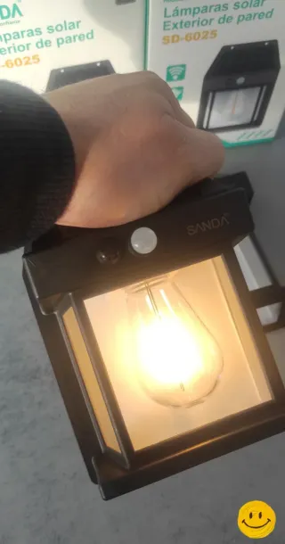 4 LAMPADE SOLARI CON SENSORE DI MOVIMENTO NUOVE