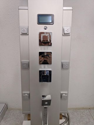 Columna hidromasaje termostatica aluminio mate