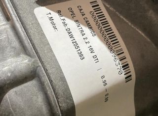 Caja cambios daw12551393 opel sintra 2.2 16v 96370