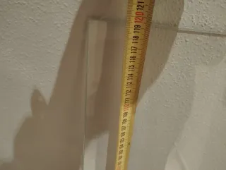 Cristal para mesa 119cmX46cm No sé envia