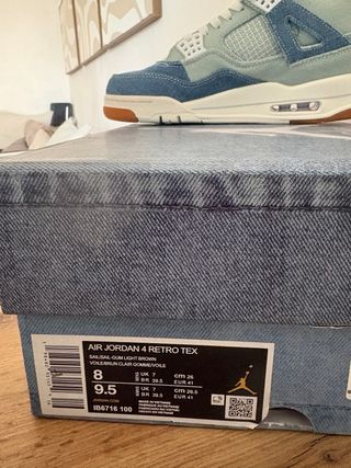 Air Jordan 4 Retro Tex Worm Blue 41