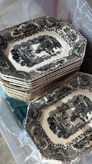 Vajilla La Cartuja Sevilla Porcelana