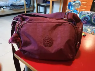 Bolso bandolera Kipling morado