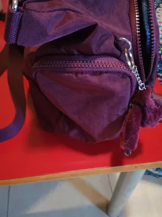 Bolso bandolera Kipling morado