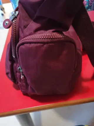 Bolso bandolera Kipling morado