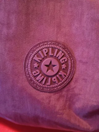 Bolso bandolera Kipling morado