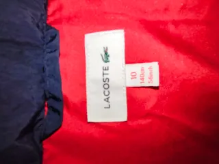 Anorak niña Lacoste Talla 10